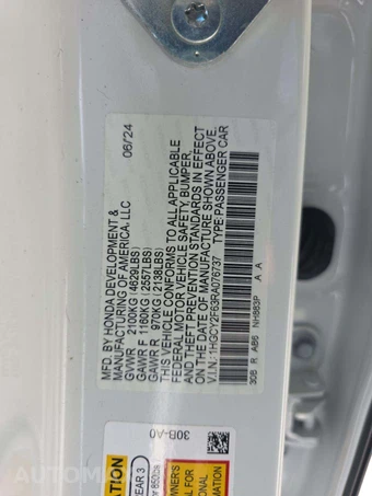 2024 Honda Accord Hybrid EX-L - miniatura 5