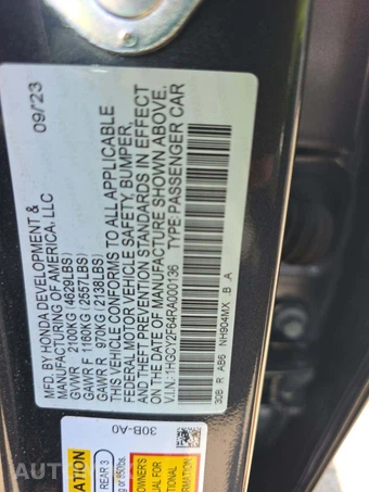 2024 Honda Accord Hybrid EX-L - miniatura 5