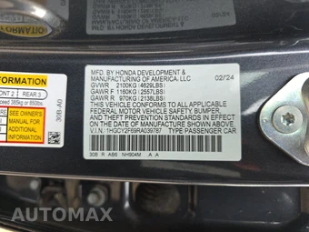 2024 Honda Accord Hybrid EX-L - miniatura 14