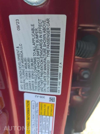 2024 Honda Accord Hybrid Sport - miniatura 2