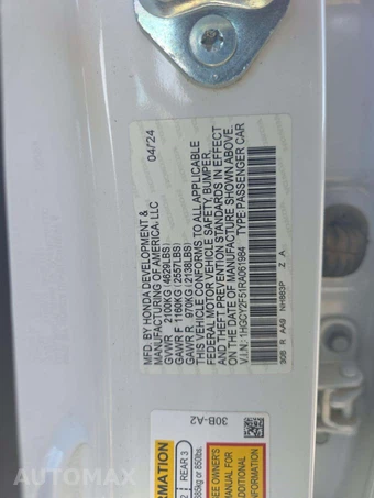 2024 Honda Accord Hybrid Sport - miniatura 2