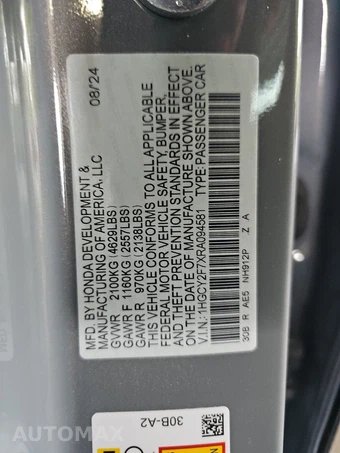 2024 Honda Accord Hybrid Sport-L - miniatura 14