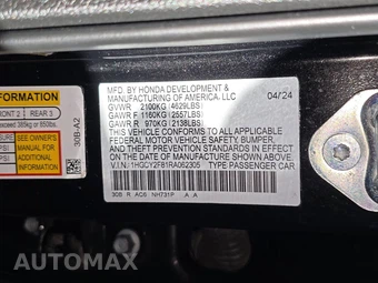 2024 Honda Accord Hybrid Touring - miniatura 14
