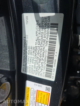 2024 Honda Accord Hybrid Touring - miniatura 14