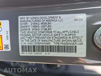 2024 Honda Accord Hybrid Touring - miniatura 5