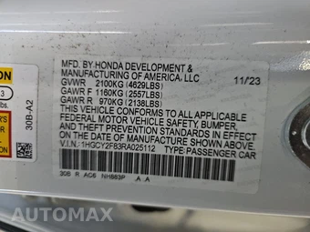 2024 Honda Accord Hybrid Touring - miniatura 14