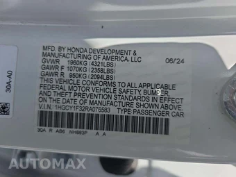 2024 Honda Accord Sedan EX - miniatura 5
