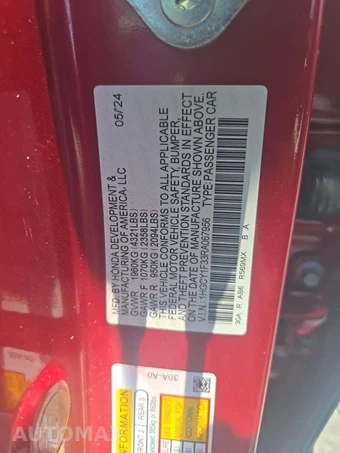 2024 Honda Accord Sedan EX - miniatura 5
