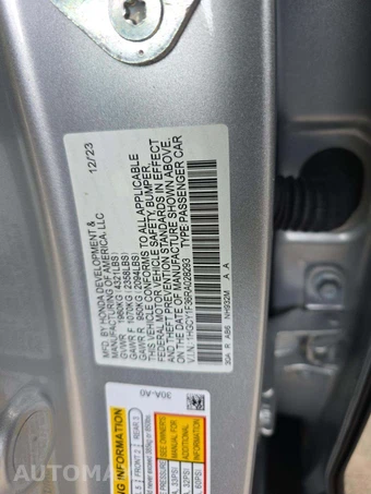 2024 Honda Accord Sedan EX - miniatura 5