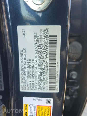 2024 Honda Accord Sedan EX - miniatura 5