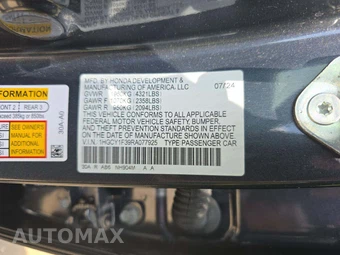 2024 Honda Accord Sedan EX - miniatura 5