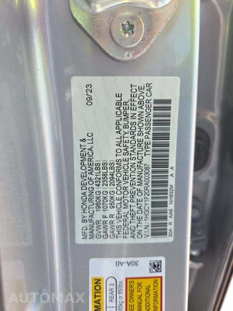 2024 Honda Accord Sedan LX - miniatura 2