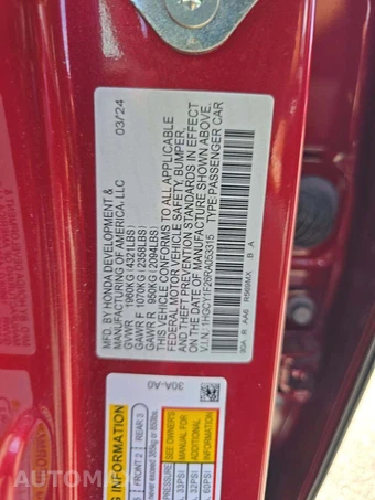 2024 Honda Accord Sedan LX - miniatura 2