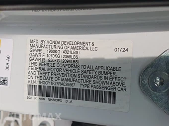 2024 Honda Accord Sedan LX - miniatura 14