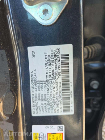 2024 Honda Civic Hatchback EX-L - miniatura 5