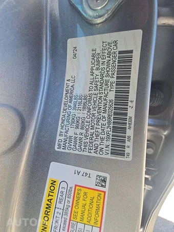 2024 Honda Civic Hatchback Sport - miniatura 5