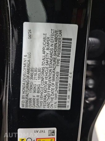 2024 Honda Civic Hatchback Sport - miniatura 14