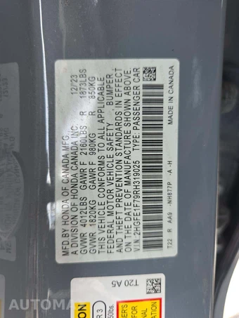 2024 Honda Civic Sedan EX - miniatura 5
