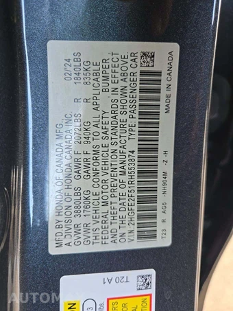 2024 Honda Civic Sedan Sport - miniatura 2