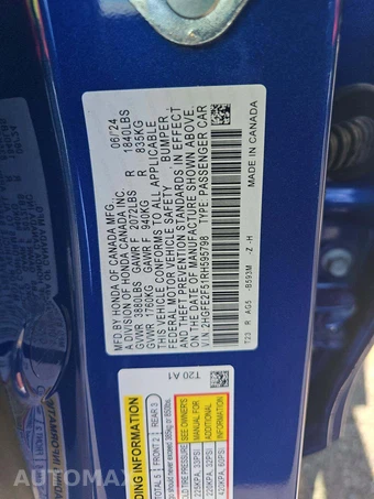 2024 Honda Civic Sedan Sport - miniatura 5