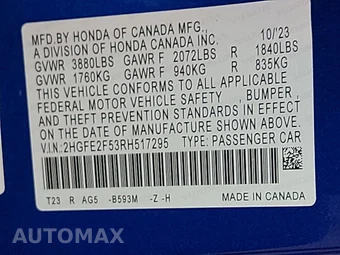 2024 Honda Civic Sedan Sport - miniatura 14