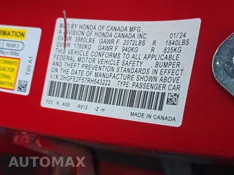 2024 Honda Civic Sedan Sport - miniatura 14