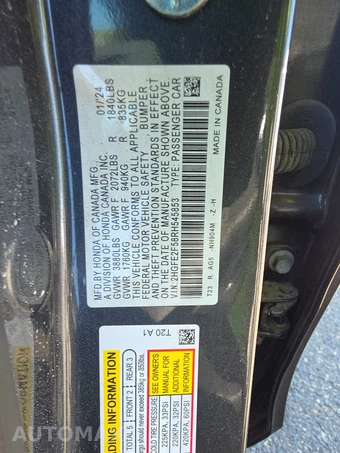 2024 Honda Civic Sedan Sport - miniatura 14
