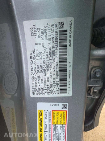 2024 Honda Civic Sedan Touring - miniatura 5