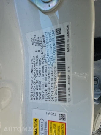 2024 Honda Civic Sedan Touring - miniatura 14