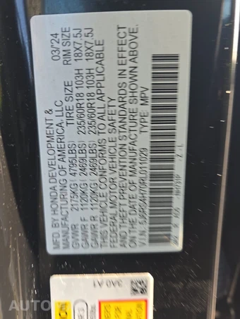 2024 Honda CR-V EX-L - miniatura 14