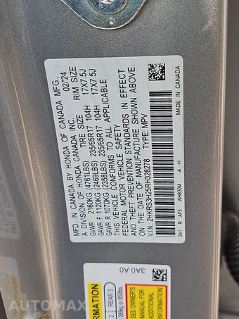2024 Honda CR-V LX - miniatura 14