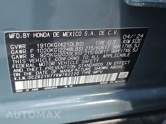 2024 Honda HR-V EX-L - miniatura 14