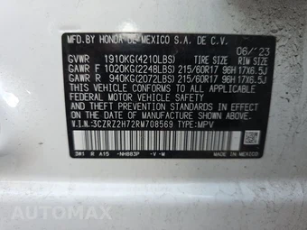 2024 Honda HR-V EX-L - miniatura 14