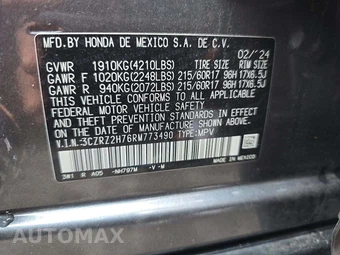 2024 Honda HR-V EX-L - miniatura 5