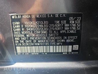 2024 Honda HR-V EX-L w/o BSI - miniatura 18