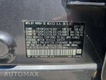 2024 Honda HR-V LX - miniatura 2