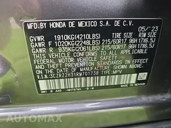 2024 Honda HR-V LX - miniatura 26