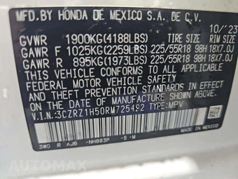 2024 Honda HR-V Sport - miniatura 5