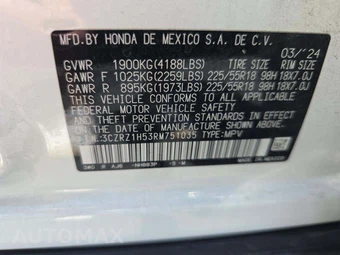 2024 Honda HR-V Sport w/o BSI - miniatura 2