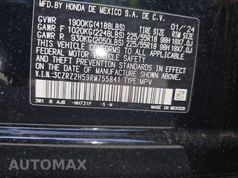 2024 Honda HR-V Sport w/o BSI - miniatura 14