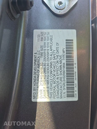 2024 Honda Odyssey Elite 118.1" WB - miniatura 15
