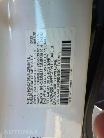 2024 Honda Odyssey Elite 118.1" WB - miniatura 5