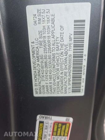 2024 Honda Odyssey EX-L 118.1" WB - miniatura 5
