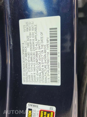 2024 Honda Odyssey EX-L 118.1" WB - miniatura 5