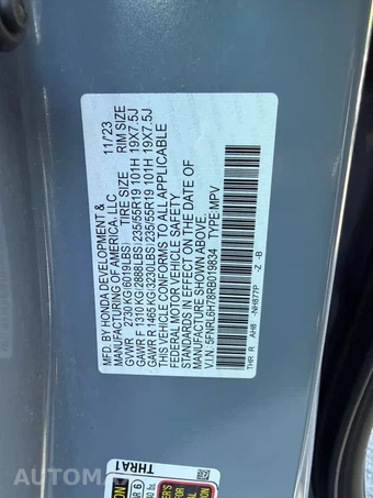 2024 Honda Odyssey Sport 118.1" WB - miniatura 4