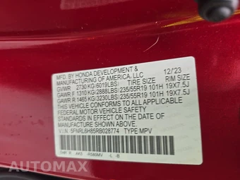 2024 Honda Odyssey Touring 118.1" WB - miniatura 15