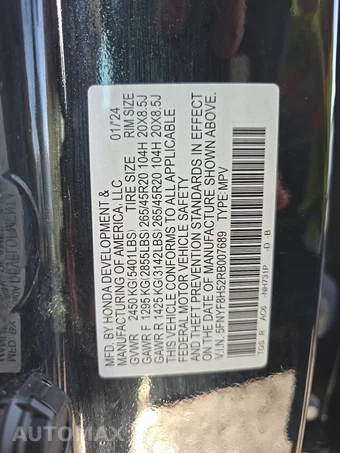 2024 Honda Passport EX-L - miniatura 14