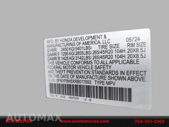 2024 Honda Passport EX-L - miniatura 27