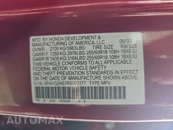 2024 Honda Pilot EX-L 7-Passenger - miniatura 15