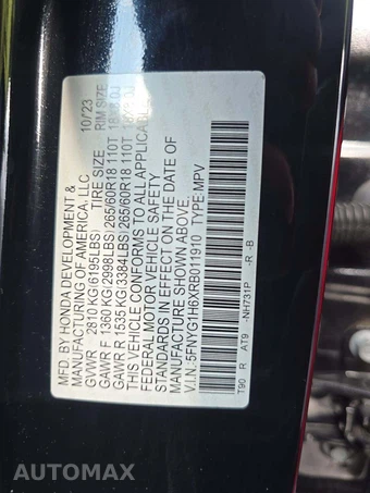 2024 Honda Pilot TrailSport - miniatura 5